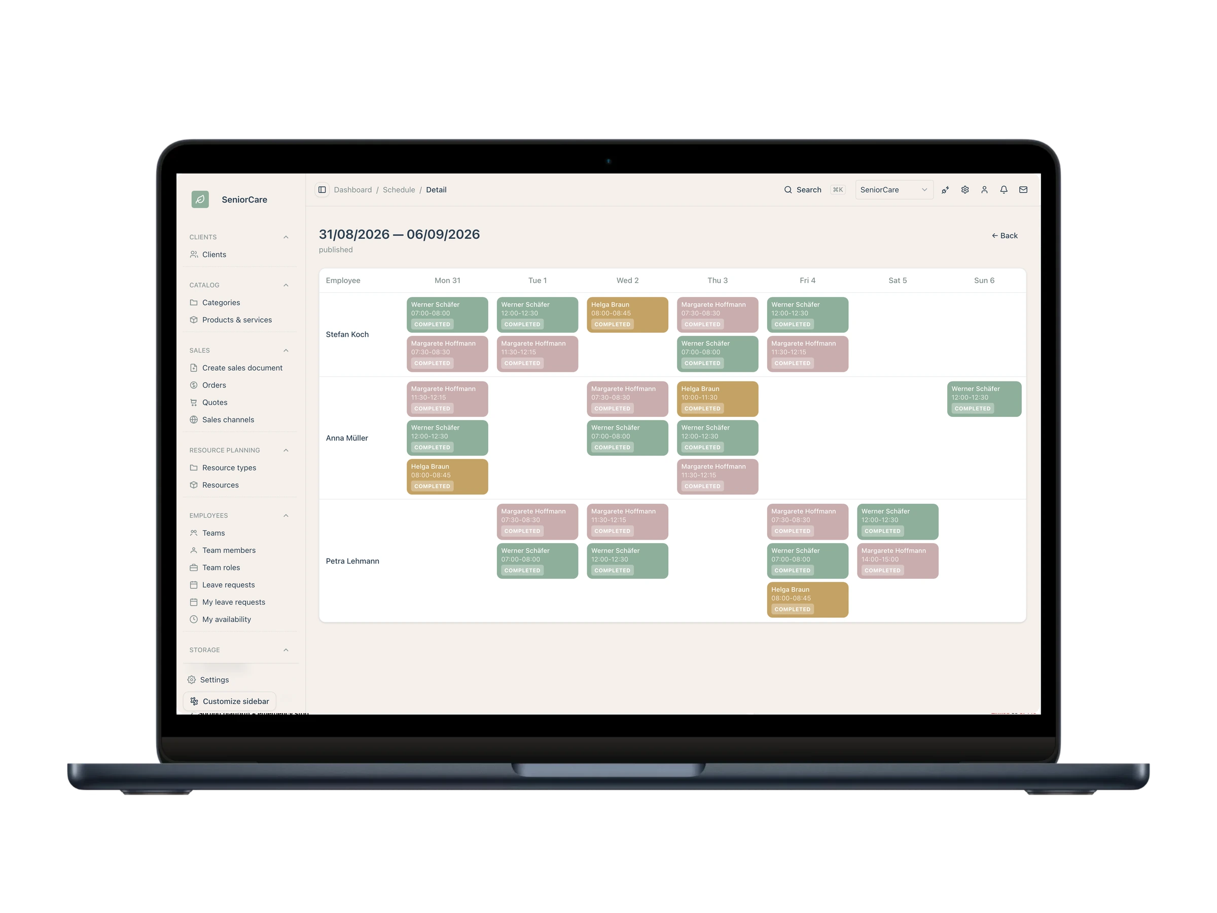 Senior Care Operations — product detail
