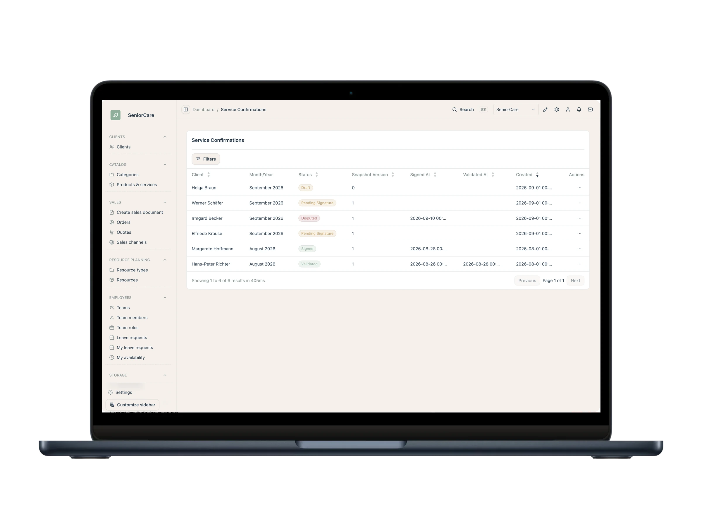 Senior Care Operations — product detail